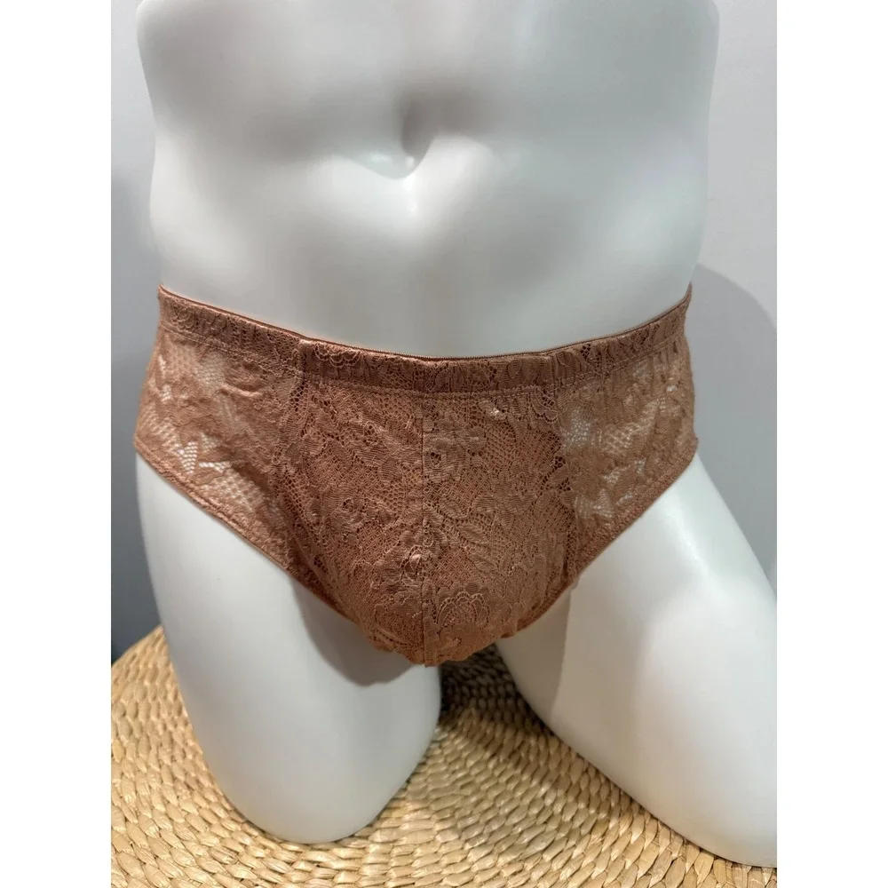 Cosabella Men's NSN Never Comfort Micro Lace Brief Cinque Luxury Underwear L